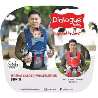 Portabebés - Hipseat carrier whale series Dialogue Baby