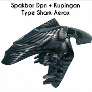 Spakbor delantero de carbono y latón tipo SHART YAMAHA AEROX 155