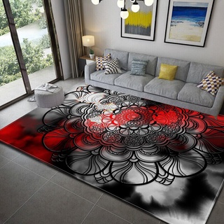 Boho decoración alfombras antideslizante estilo mandala coloridas flores alfombra alfombra sala de estar baño cocina sala de estar dormitorio alfombra (6)