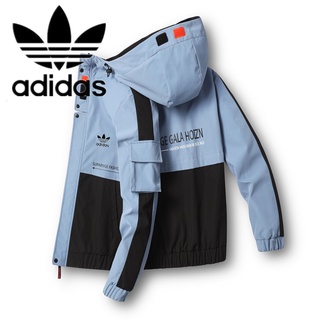 Listo Stock ! Adidas ! Chaqueta casual con capucha para hombres Estilo de trabajo para hombres Moda chaqueta para hombres (5)