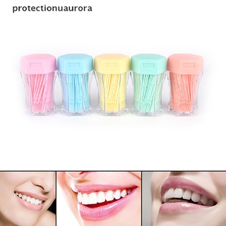 prmx - 200 púas dentales de plástico para higiene oral, 2 vías, cepillo interdental, selección de dientes sp aurora
