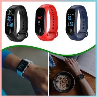 prometion impermeable podómetro m3 pulsera inteligente mensaje recordar salud monitoreo deporte pulsera pulsera relojes