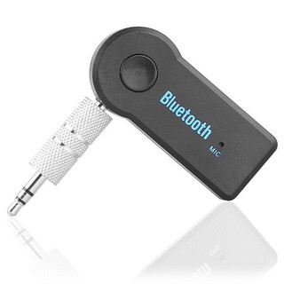 Adaptador Receptor De Música Bluetooth Manos Libres Para Coche 3.5mm Universal A2DP Audio Inalámbrico AUX Con Micrófono Para Teléfono MP3 (1)
