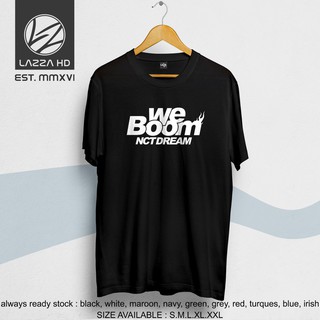 Camiseta/Camisa/Camiseta Distro NCT Dream We Boom Kpop logo -Est