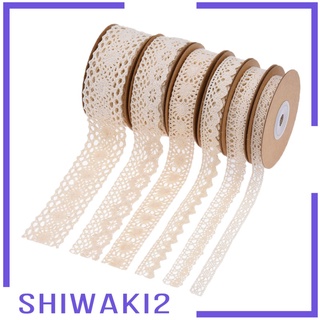 [SHIWAKI2] Corte de tela de encaje yardas/rollo de encaje cinta para ropa de paquete