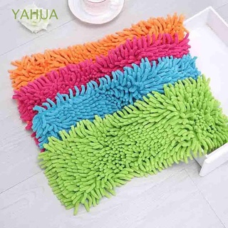 yahua fit para limpieza de fregona cabeza plana fregona limpiador de polvo almohadilla de repuesto de coral hogar reemplazable microfibra/multicolor