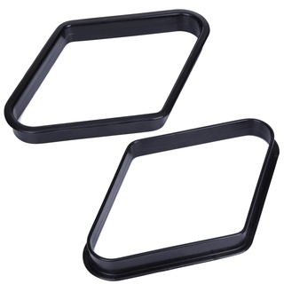 (superiorcycling) billar 9 bolas mesa de billar triángulo rack resistente negro plástico