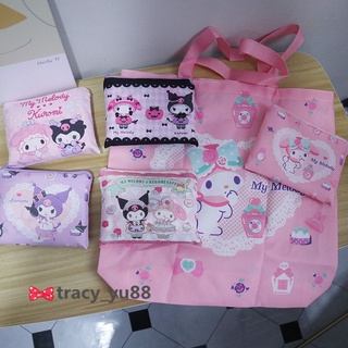 Bolsa de compras plegable bolsa de la compra Eco Bag Character My Melody Kuromi (4)