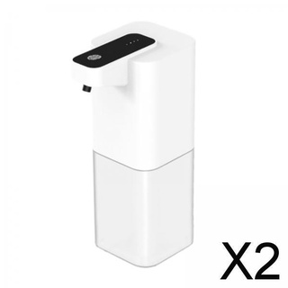 [BBNS] Dispensador automático de jabón de 2 x 400 ml, sin contacto, espuma de alta capacidad