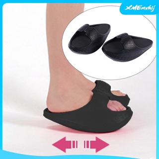 [XMEMVHIJ] Women\'s Slippers Female Sports Slippers-Half Palm Lose Weight Lady Slippers-Body Shaping Tensile Shake Shoe Summer