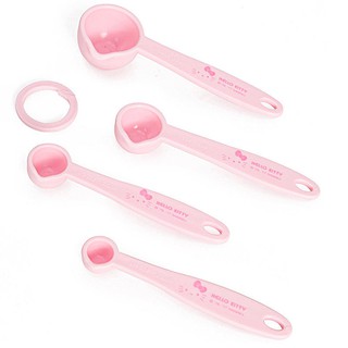 Hello Kitty cucharas medidoras tazas para cocinar Kichen herramientas de medición para hornear (4)