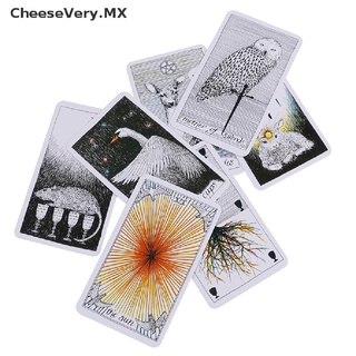 【CheeseVery】 78pcs the Wild Unknown Tarot Deck Rider-Waite Oracle Set Fortune Telling Cards [MX]