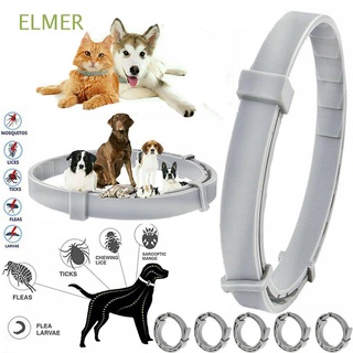 ELMER Retractable Puppy Collar Adjustable Dog Flea Repeller Dog Cat Collar Waterproof Anti Flea Dogs Cat for Cat Dog Pet Products Flea Collar