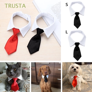 trusta Gravata formal Pet Smoking preto e vermelho gravata borboleta acessórios para animais de estimação