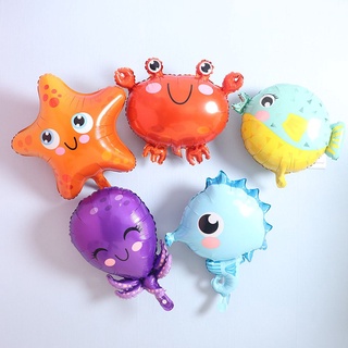 Vsrytod De dibujos Animados gran venta niños juguetes decoración Globos De caballo marino hoja De helio inflable globo De helio pececillo (9)
