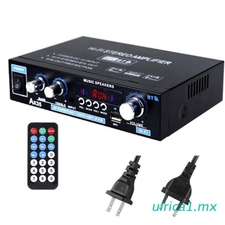 ulrica1 amplificadores de coche para el hogar bluetooth5.0 fm hifi sonido envolvente amplificador digital estéreo