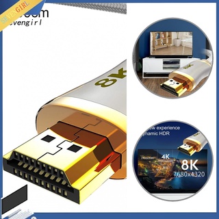 Sev 1/ /2/3 metros HDMI compatible con cable Plug Play transmisión estable HDMI compatible con alambre confiable para portátil
