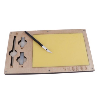 [brcolaxi2] tallado de cera bloque de papel herramienta de corte de papel tallado de cera tabla de tallar hoja