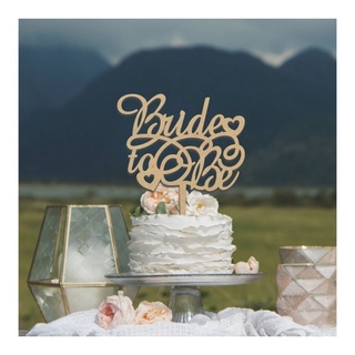 Letrero Para Pastel De Bodas Bride to Be Topper Cake Art926