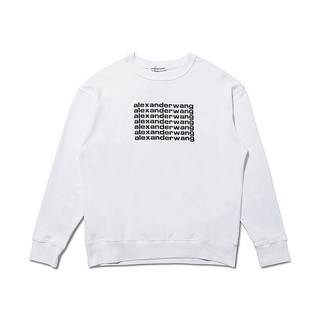 ❤ Más el tamaño de AW King nuevo logotipo suelto letra impresión casual manga larga cuello redondo suéter