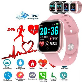 Reloj inteligente Y68 con monitor de fitness con Bluetooth USB con monitor de presión arterial Smartwatch