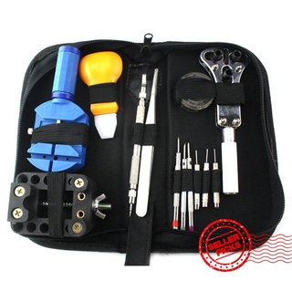 bolsa de herramientas de reparación de relojes de nailon profesional con cremallera de tamaño pequeño negro x4l2