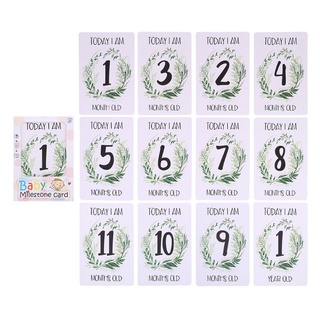 yzz baby tarjetas mensuales pegatina fotografía fotografía edad tarjetas bebé ducha registro regalo (3)