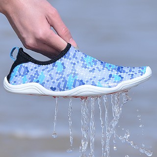 Camuflaje anfibio goma zapatos de playa cinco dedos Aqua zapatos para mujeres y hombres