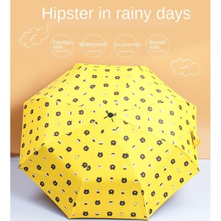 TRI [spot]umbrella paraguas todo clima grande automático de vinilo protector solar paraguas triple publicidad paraguas sol paraguas al por mayor