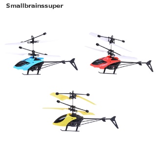 smallbrainssuper rc helicóptero de interior de juguete rc aviones de inducción volar hacia arriba avión juguetes para niños sbs