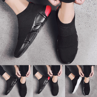 ♛fiona01♛ Men's Summer Socks Tide Shoes Casual Slip-On Sneaker Mesh Breathable Sneakers