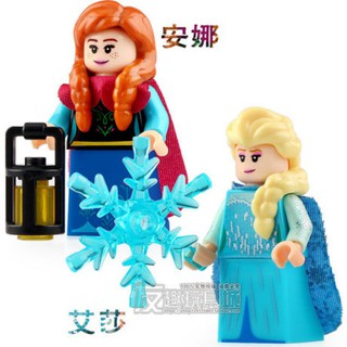 Lego Elsa Anna Frozen 2 princesa blanco nieve ladrillos juguetes para niños
