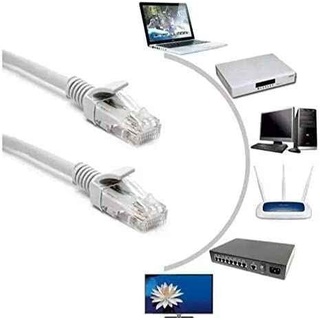 Cable Internet Red Ethernet UTP Cat5e 10 20 30 40 50 Metros Internet PC Laptop XBOX Smart Tv Router Módem