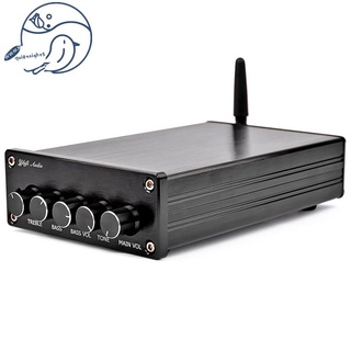Bluetooth 4.2 Subwoofer amplificador de Audio 100W Hifi estéreo Tpa3116 Digital 2.1 canales de escritorio amplificador de potencia Amp 50Wx2