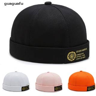 guaguafu vintage hip hop hombres mujeres sombrero retro gorra ajustable sin ala sombrero beanie sombrero mx