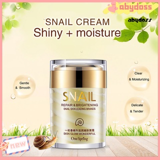 AY-Snail hidratante crema facial blanqueamiento antiarrugas rejuvenecimiento cuidado de la piel