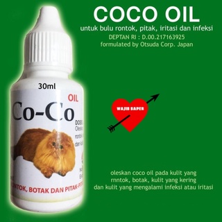 Aceite de coco virgen VCO medicina sarna gusanos pluma gato cajas - 30 ML