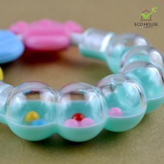 moda bebé sonajero mordedor de silicona bebé molar cuidado de dientes cama campana sonajeros chupete juguetes niños shaker regalos (7)