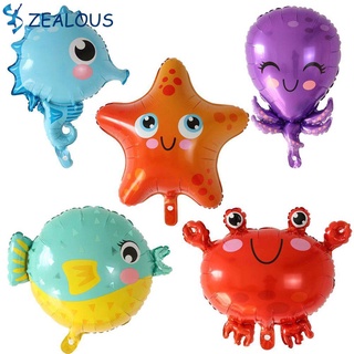 Zealous Globos De helio De dibujos Animados gran venta decoración De marhorse niños juguetes inflables globo De aluminio globo De helio pez