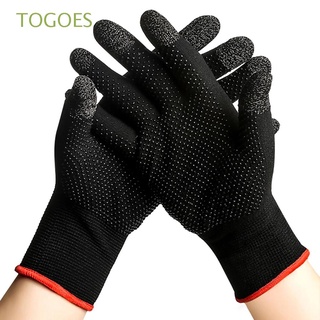 TOGOES for Mobile Phone Gaming Finger Gloves for PUBG Fingertip Gloves Gaming Thumb Sleeve Game Controller Games Accessories Non-slip Touch Screen Finger Sleeve Sweat Proof Game Finger Cover/Multicolor (1)
