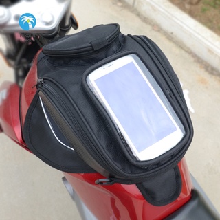 {Ready Stock} bolsa magnética impermeable para motocicleta, aceite, tanque de combustible, bolsa de teléfono (1)