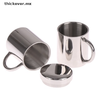 【well】 Double Wall Stainless Steel Coffee Mug with lid Portable Cup Travel Tumbler MX