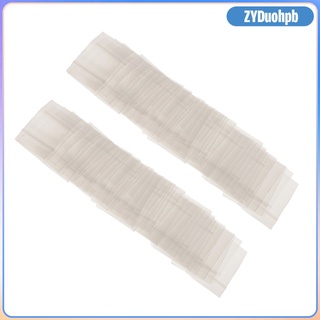 1.2\" x 1.6\" & 1.2\" x 1.8\" Reclosable Plastic Bag Resealable Zip Bags, Clear, 2.4 Mil, Pack of 200