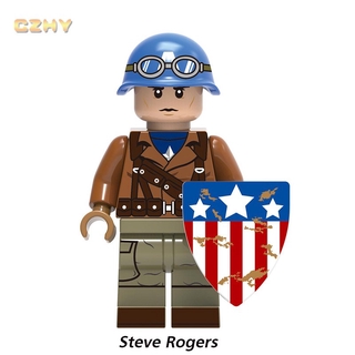 Captain America Endgame Bloques De Construcción Minifiguras Super Heroes Ladrillos Juguetes Conjuntos X0236 (5)