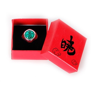 Uchiha Itachi Naruto Ring Ninja Akatsuki Zhu Mustela Zero Payne Jade Scorpion Blue and White Xuan Ring Boxed (6)