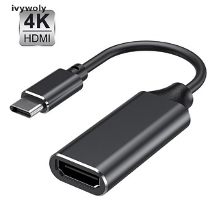 Ivywoly Tipo C A HDMI Cable USB Convertidor 3.1 30Hz HD Extender Adaptador 4K MX