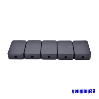 5pcs plástico eléctrico negro impermeable caso proyecto caja de unión 48*26*15mm