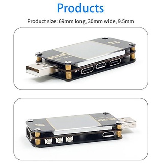 {FCC} Fnb38 medidor de corriente y voltaje probador USB QC4+ PD PPS prueba de capacidad (8)
