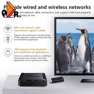 X96q TV Box Android 10.0 2.4G Wifi 4K Set top Smart Box Media Player (2)