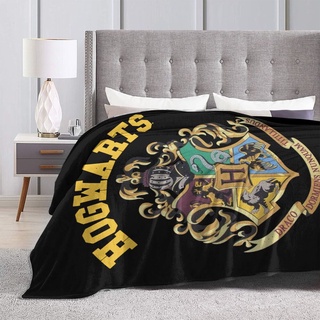 Crest [disponible] la mejor manta de franela de peluche suave de Harry Potter, adecuada para cama/Sofa/Sofa/oficina/Camping